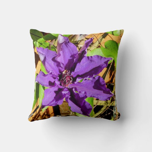 クレマティス クッション (裏面)