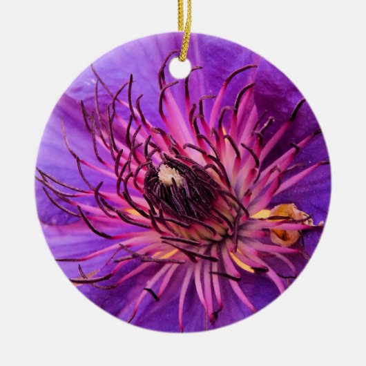 クレマティス セラミックオーナメント (正面)