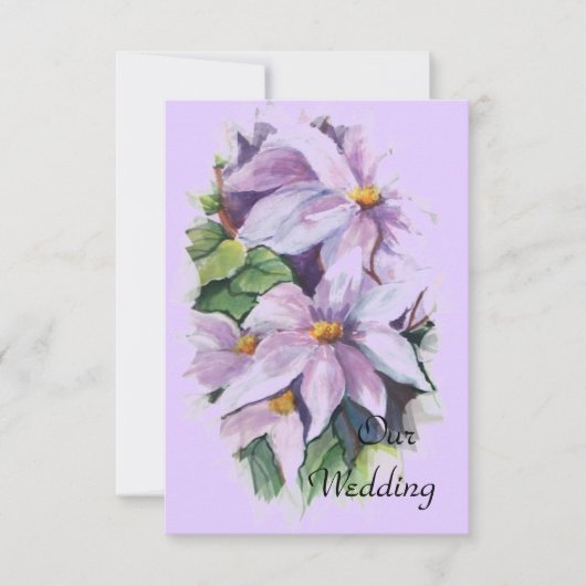 クレマティス 招待状 (正面)