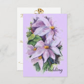 クレマティス 招待状 (正面/裏面)