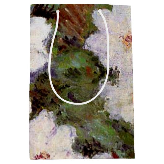 クレマティス、1887絵を描年代のby Claude Monet ミディアムペーパーバッグ (正面)