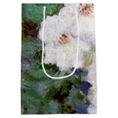 クレマティス、1887絵を描年代のby Claude Monet ミディアムペーパーバッグ (裏面)