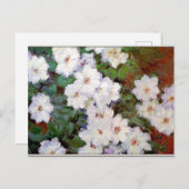 クレマティス、1887絵画年代モネ、 ポストカード (正面/裏面)