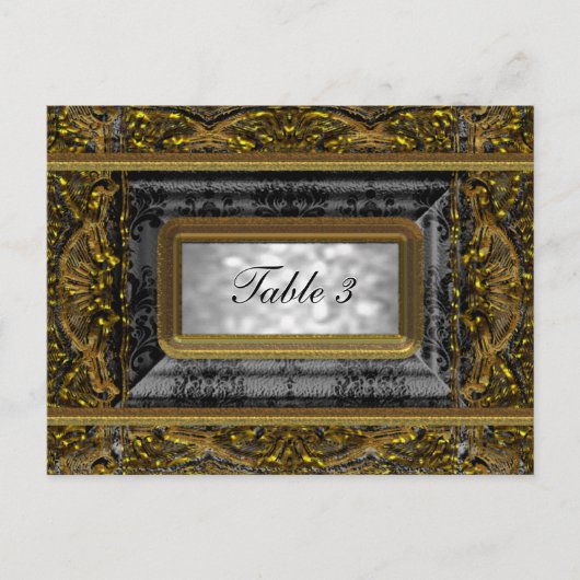 クレミエックステーブル番号カード ポストカード (正面)