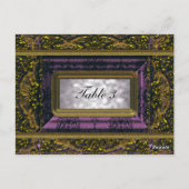 クレミュービクトリアテーブルナンバーカード ポストカード (裏面)