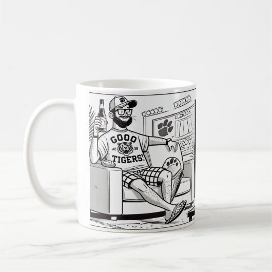 クレムソンタイガースマグ コーヒーマグカップ (左)