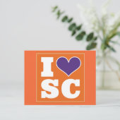 クレムソン(SC)テールゲート招待状 ポストカード (スタンド正面)