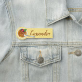 クレムブルレフランスのカスタードデザート食品 名札 (インサイチュ)