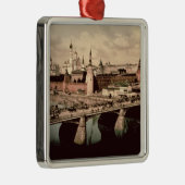 クレムリン、モスクワを描写する郵便はがき メタルオーナメント (右)