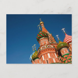 クレムリン、聖ワシリイ大聖堂 ロシア、モスクワ ポストカード