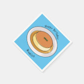 クレメキャラメル漫画イラストレーション スタンダードカクテルナプキン (角)