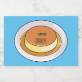 クレメキャラメル漫画イラストレーション フードラベル (シングルラベル)