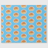 クレメキャラメル漫画イラストレーション ラッピングペーパー (フラット)