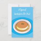 クレメキャラメル漫画イラストレーション 招待状 (裏面)