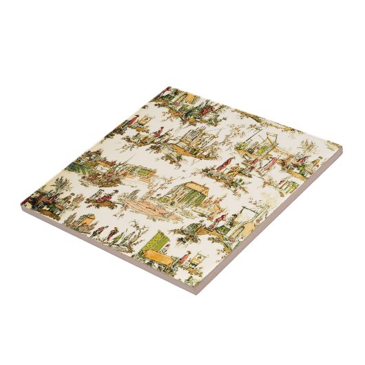 クレメトワフランスのールチノワセリースタイル素朴 タイル (側面)