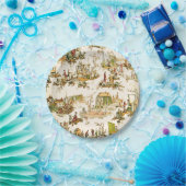 クレメトワフランスのールチノワセリースタイル素朴 ペーパープレート (パーティー)