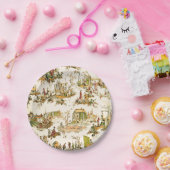 クレメトワフランスのールチノワセリースタイル素朴 ペーパープレート (パーティー)