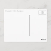 クレメンス・モネの藤（左） - ありがとうございます ポストカード (裏面)