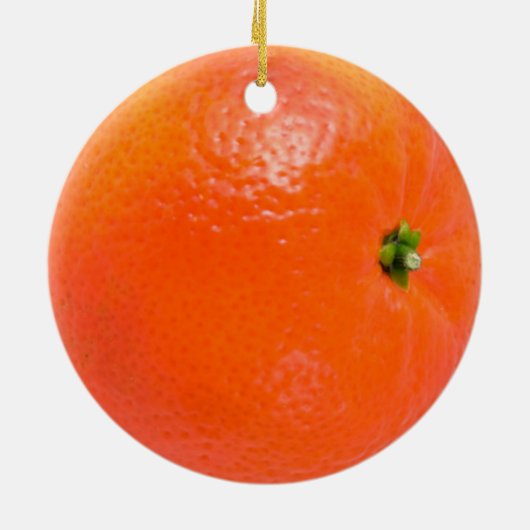 クレメンタインのオレンジオーナメント セラミックオーナメント (裏面)