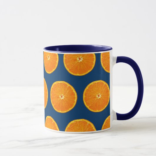 クレメンタイン-青で熱狂する マグカップ (右)