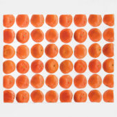 クレメンチンのコレクション フリースブランケット (正面(横))