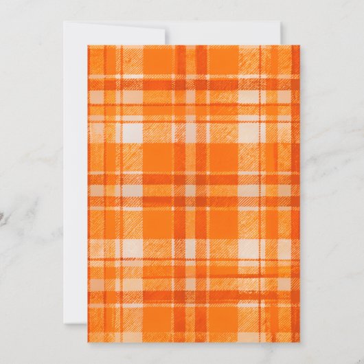 クレメンチンオレンジフルーツベビーシャワー 招待状 (裏面)