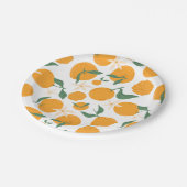 クレメンチンタンゲリンマンダリンかわいこちゃんオレンジ ペーパープレート (アングル)