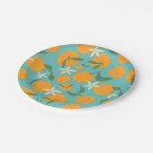 クレメンチンタンゲリンマンダリンかわいこちゃんオレンジ ペーパープレート (アングル)