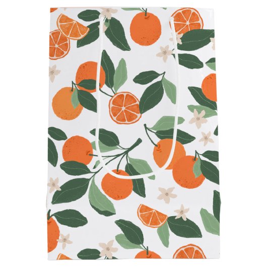 クレメンチンベビーシャワー抱き枕 – リトルかわいこちゃんCit ミディアムペーパーバッグ (裏面)