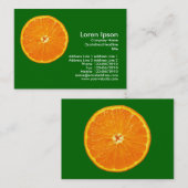 クレメンチン – グラスグリーン 名刺 (正面/裏面)