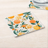 クレメンチン スクエアペーパーコースター (アングル)