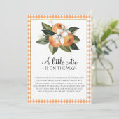 クレメンチン·ベビーシャワー 招待状 (スタンド正面)