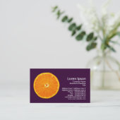 クレメンチン – 濃い紫 名刺 (スタンド正面)