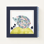 クレメンティンの友 |フォークアートヘッジホッグ ノートブック (裏面)