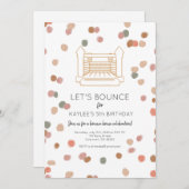 クレメンティンバウンスハウスパーティー招待状 招待状 (正面/裏面)