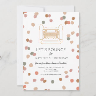 クレメンティンバウンスハウスパーティー招待状 招待状