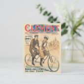 クレメントパリヴィンテージポスター1895 ポストカード (スタンド正面)