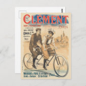 クレメントパリヴィンテージポスター1895 ポストカード (正面/裏面)