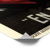 クレメントBAYARD自動車ゼッペリンヴィンテージカー ポスター (角)