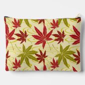 クレメ日本ののカエデ模様 アクセサリーポーチ (裏面)