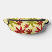 クレメ日本ののカエデ模様 ファニーパック (レイダウン)