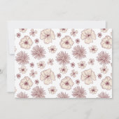 クレメ植物性パステルストリングライト婚約 招待状 (裏面)