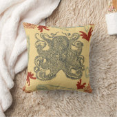 クレメ航海のタコシーモンスターイラストレーション クッション