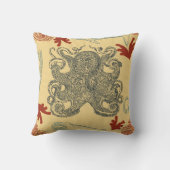 クレメ航海のタコシーモンスターイラストレーション クッション