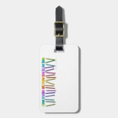 クレヨンがあって使い方も知ってる！ ラゲッジタグ (正面縦)