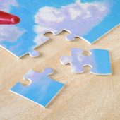 クレヨンが空に浮絵画かぶ ジグソーパズル (側面)