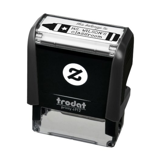 クレヨンこれは先生教室に属する セルフインキングスタンプ (商品)