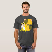 クレヨンしんちゃんおもしろいおもしろい勉強AからZ C one Tシャツ (正面フル)