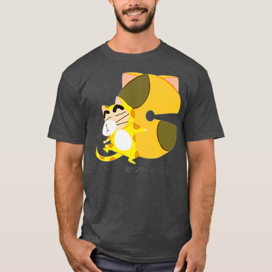 クレヨンしんちゃんおもしろいおもしろい勉強AからZ C one Tシャツ (正面)