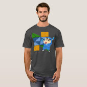 クレヨンしんちゃんおもしろいおもしろい勉強AからZ N one Tシャツ (正面フル)